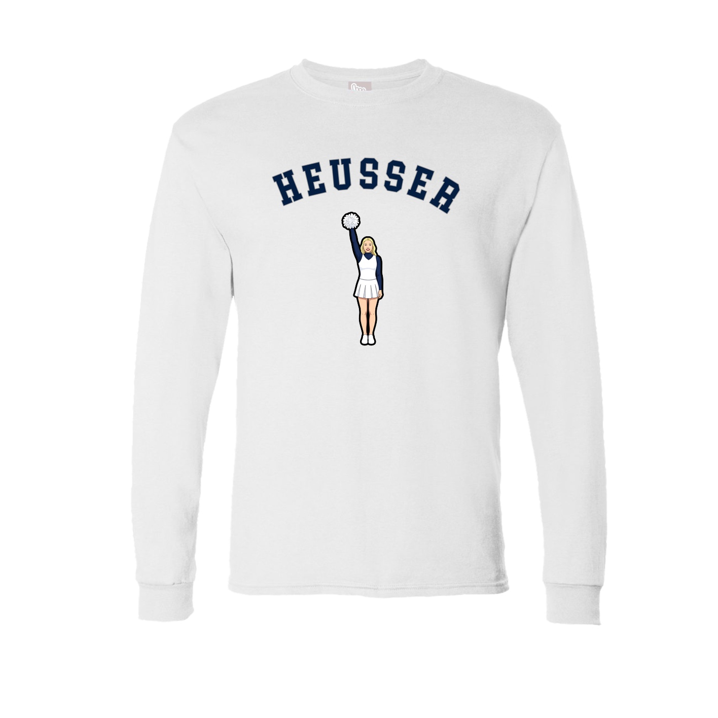 Long Sleeve Tee — Shirsey Arch in White