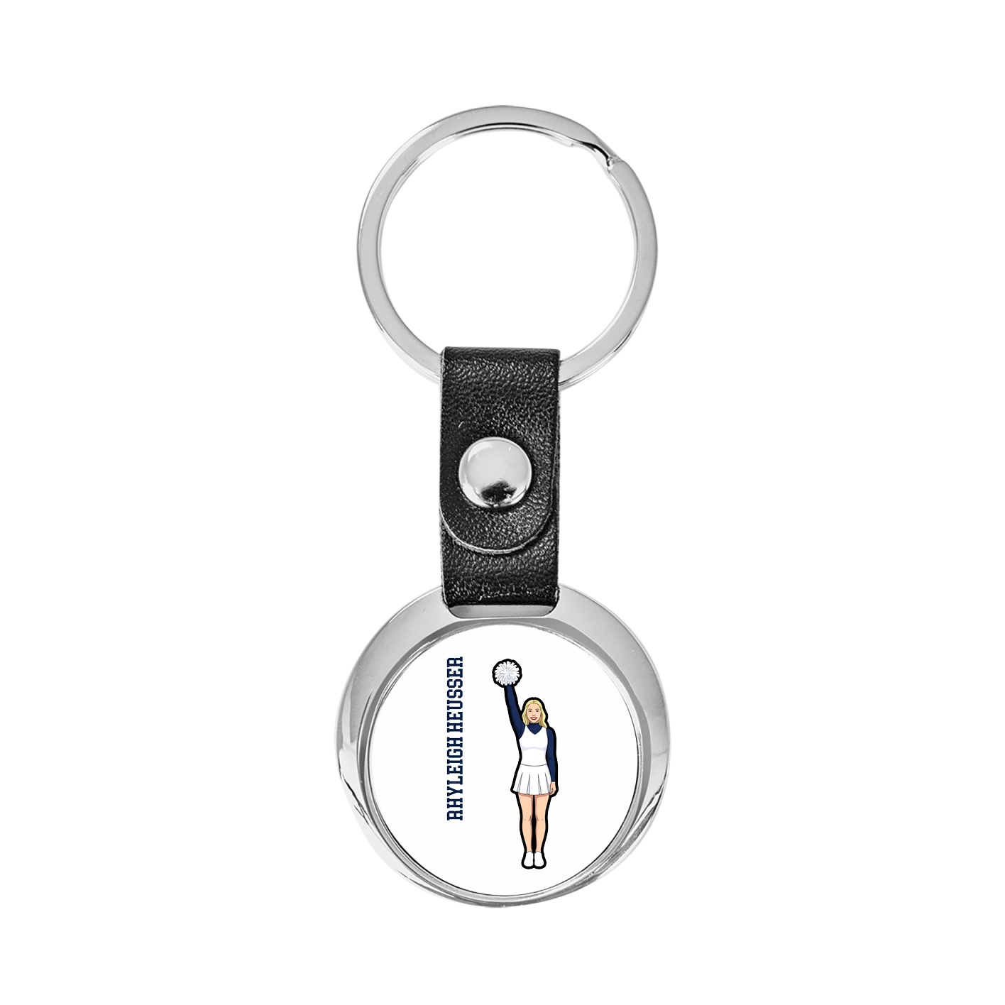 Key Chain — Name Vertical in Classic
