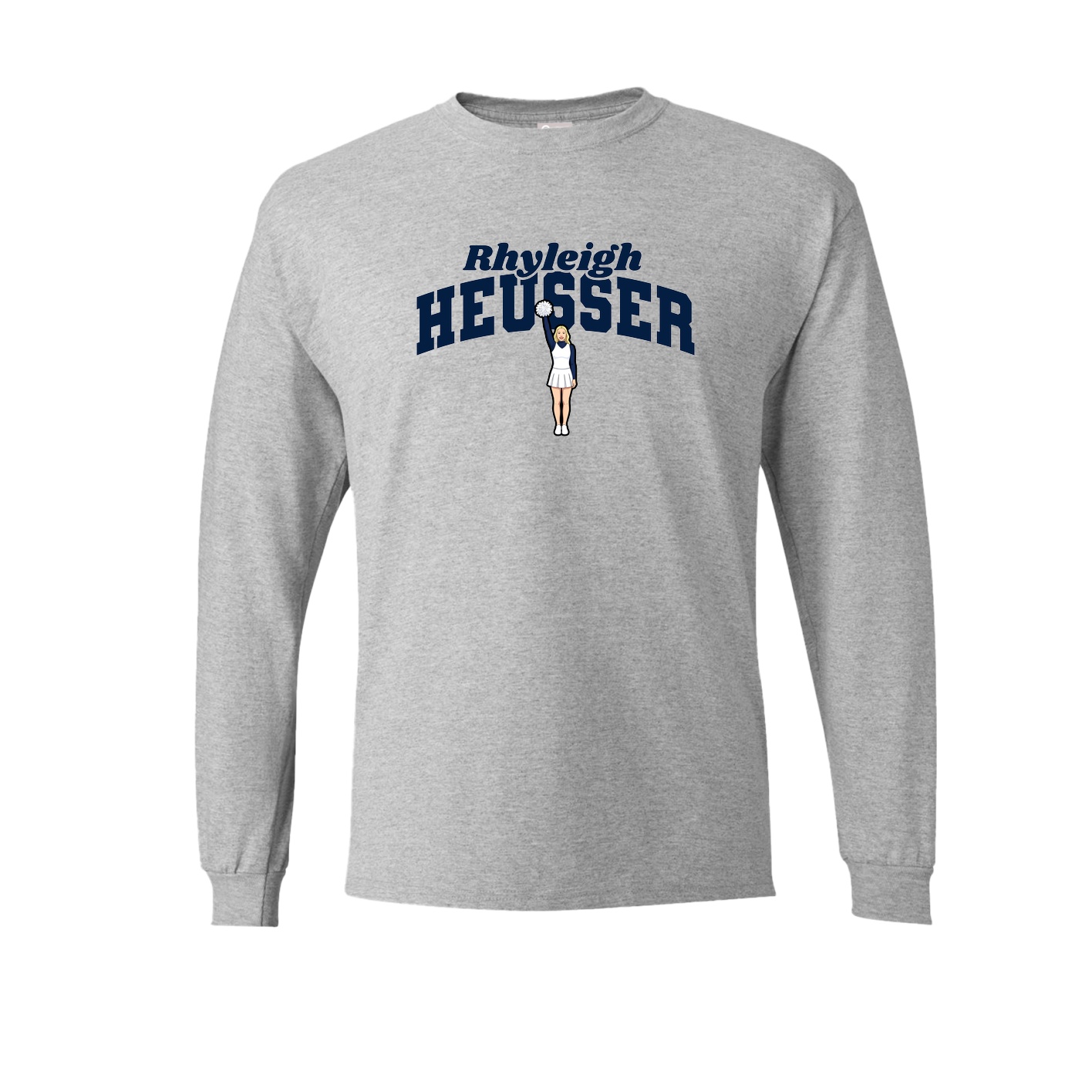 Long Sleeve Tee — Signature Arch in Grey