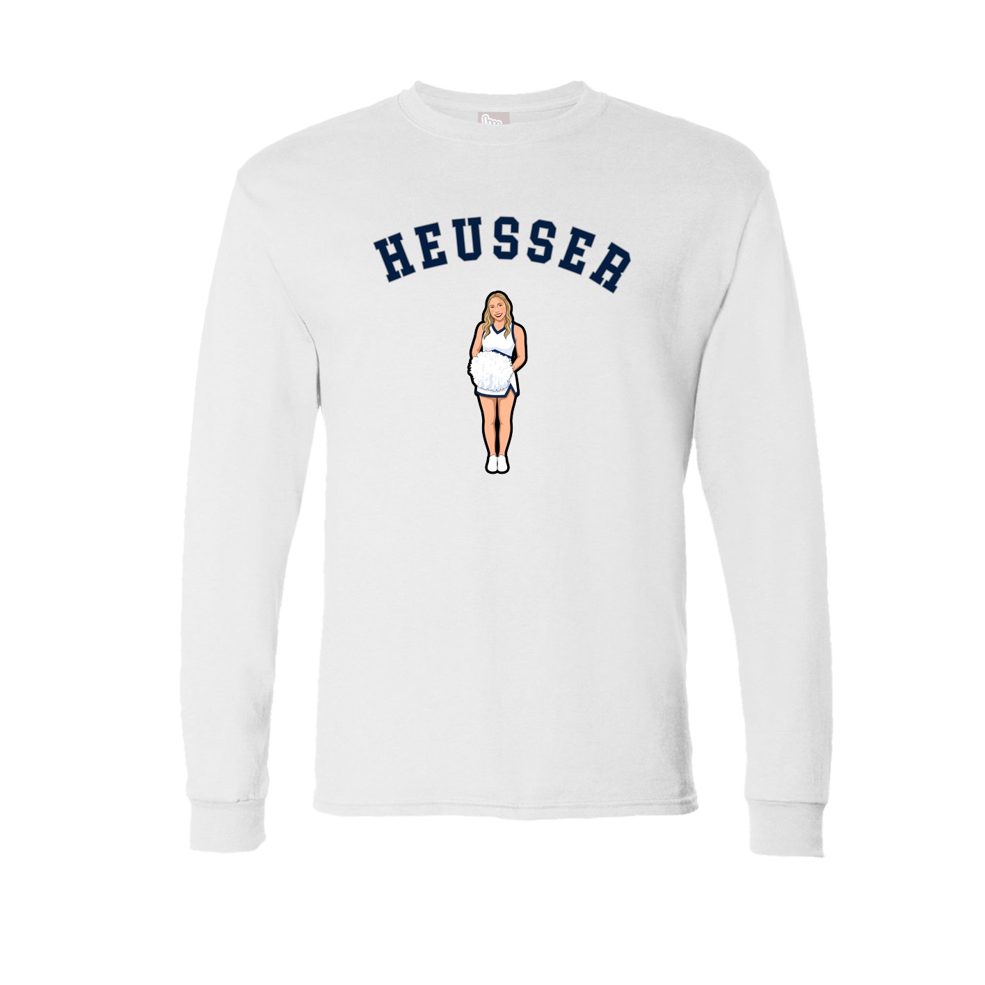Long Sleeve Tee — Shirsey Arch in White