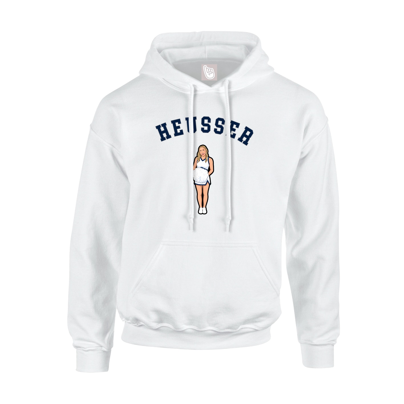 Hoodie — Shirsey Arch in White