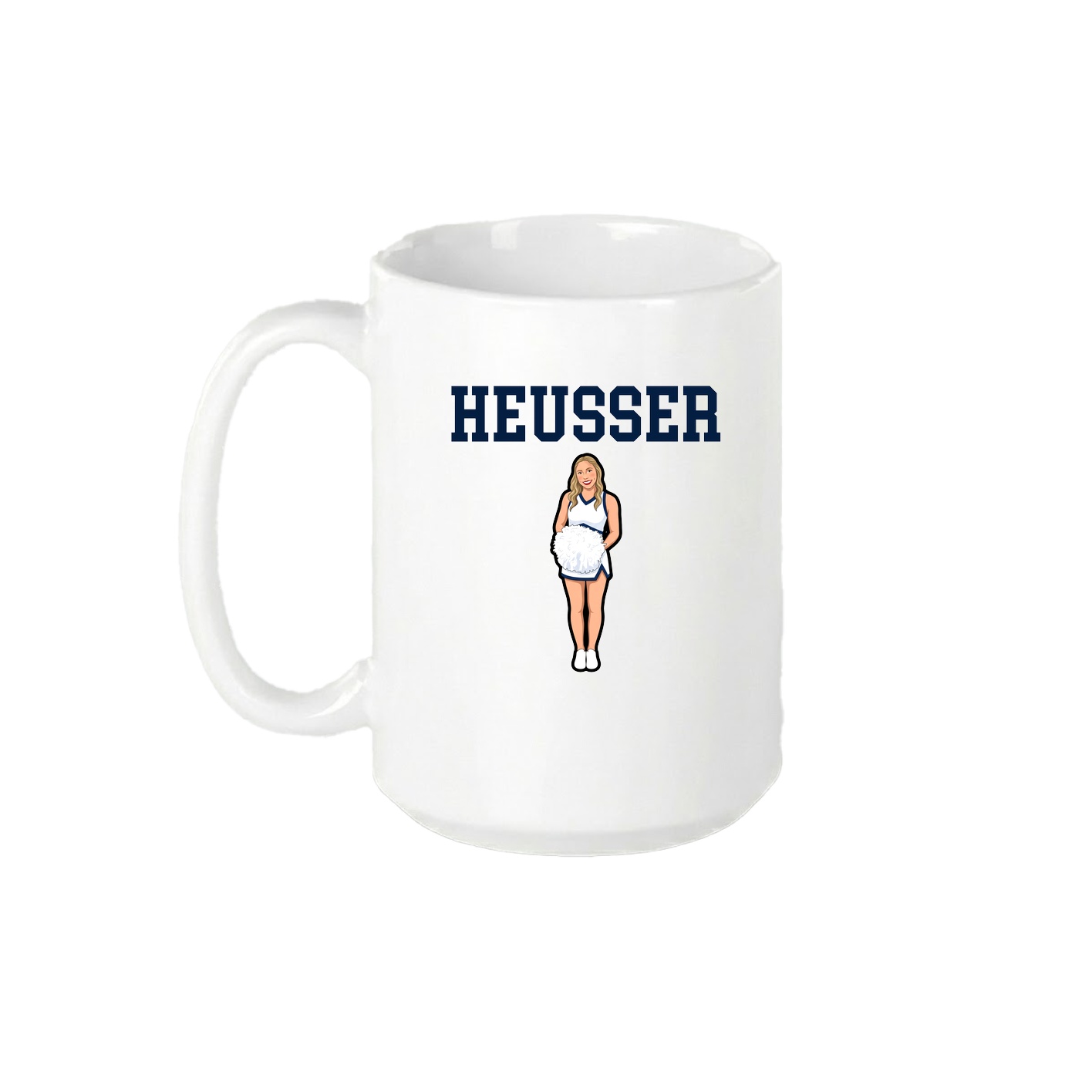 15oz Coffee Mug — Shirsey in White