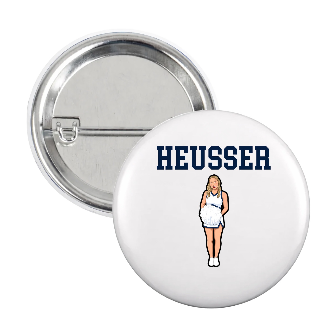 Game Day Button — Shirsey in White