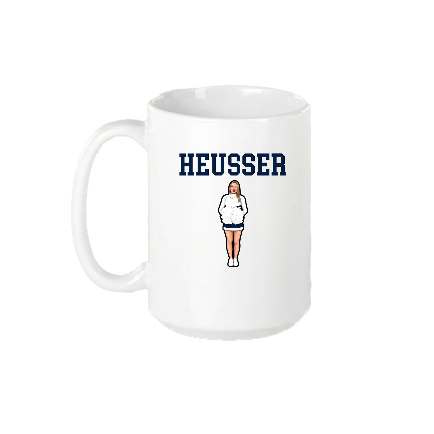 15oz Coffee Mug — Shirsey in White