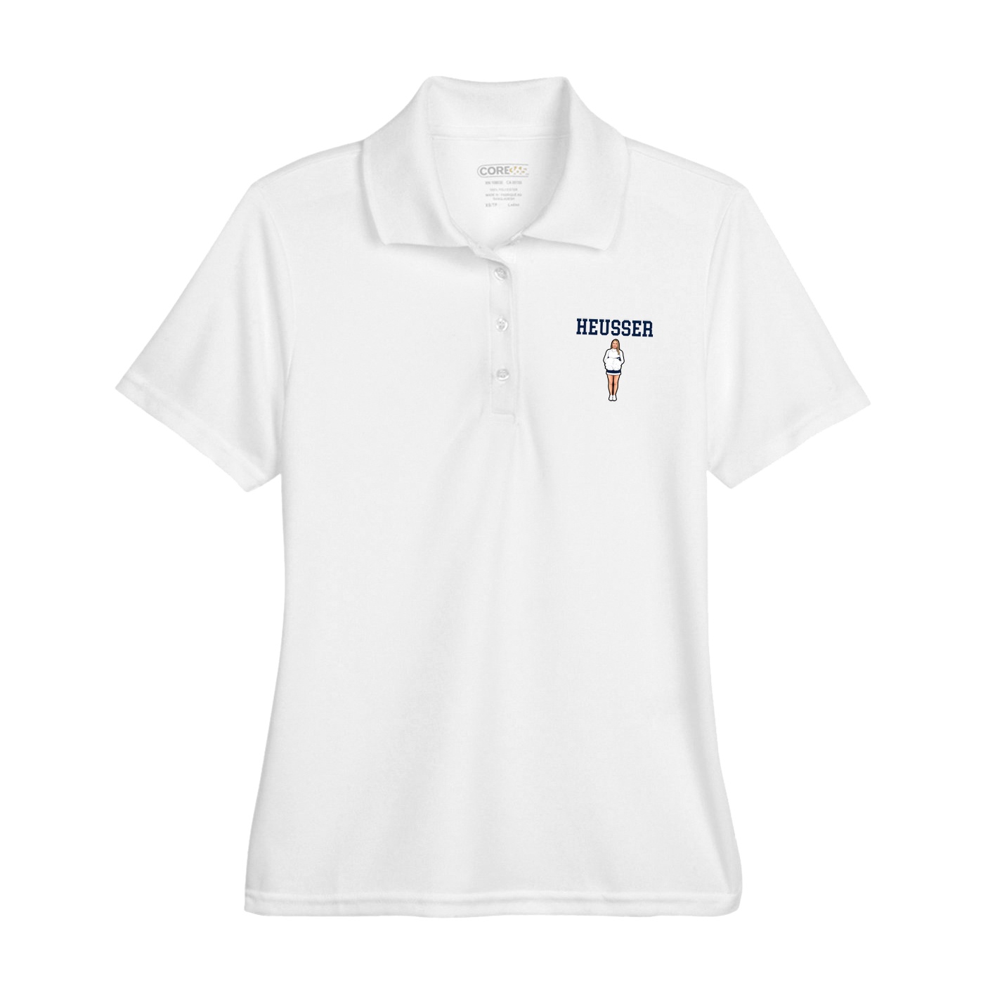 Womens Performance Polo — Shirsey in White