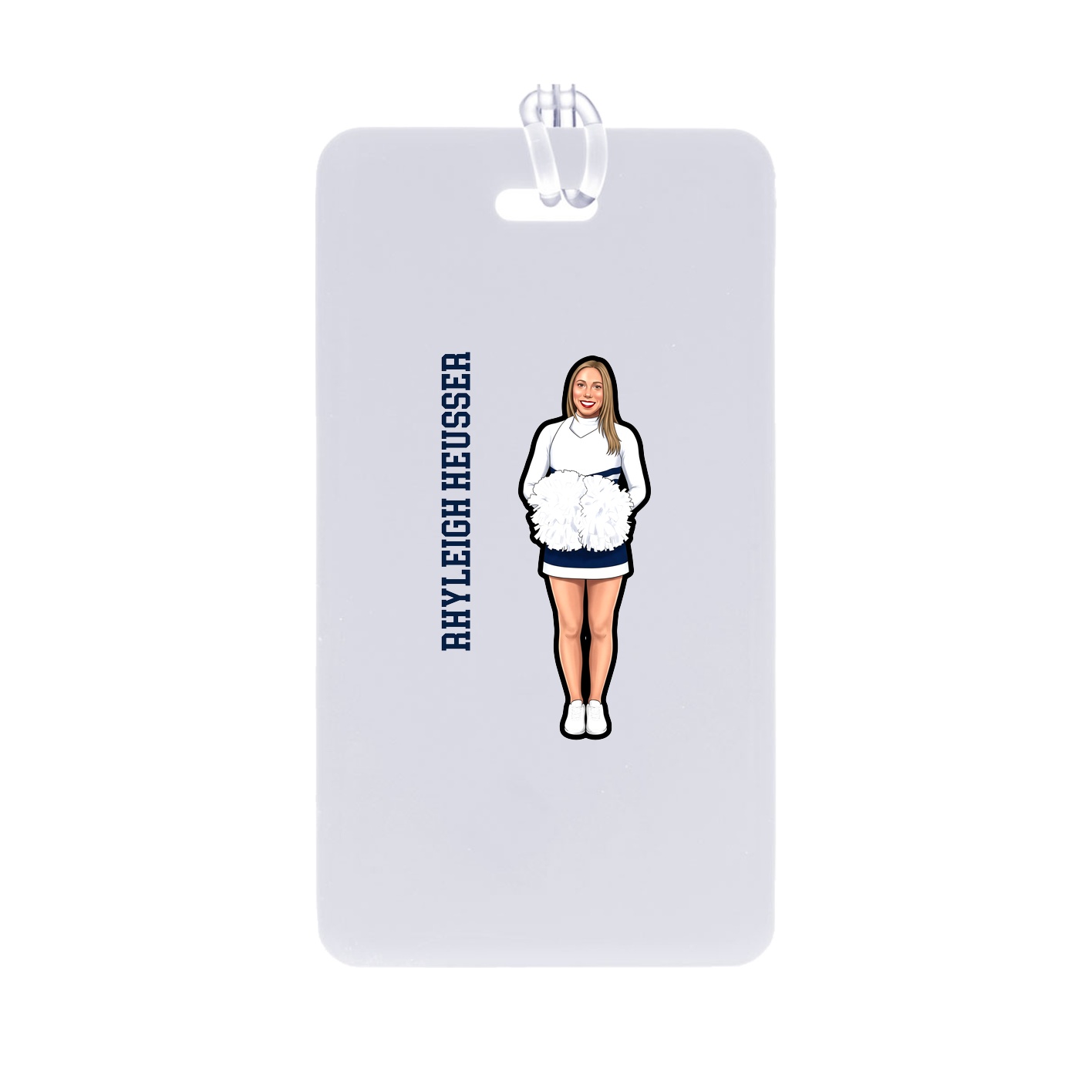 Bag Tag — Name Vertical in Classic