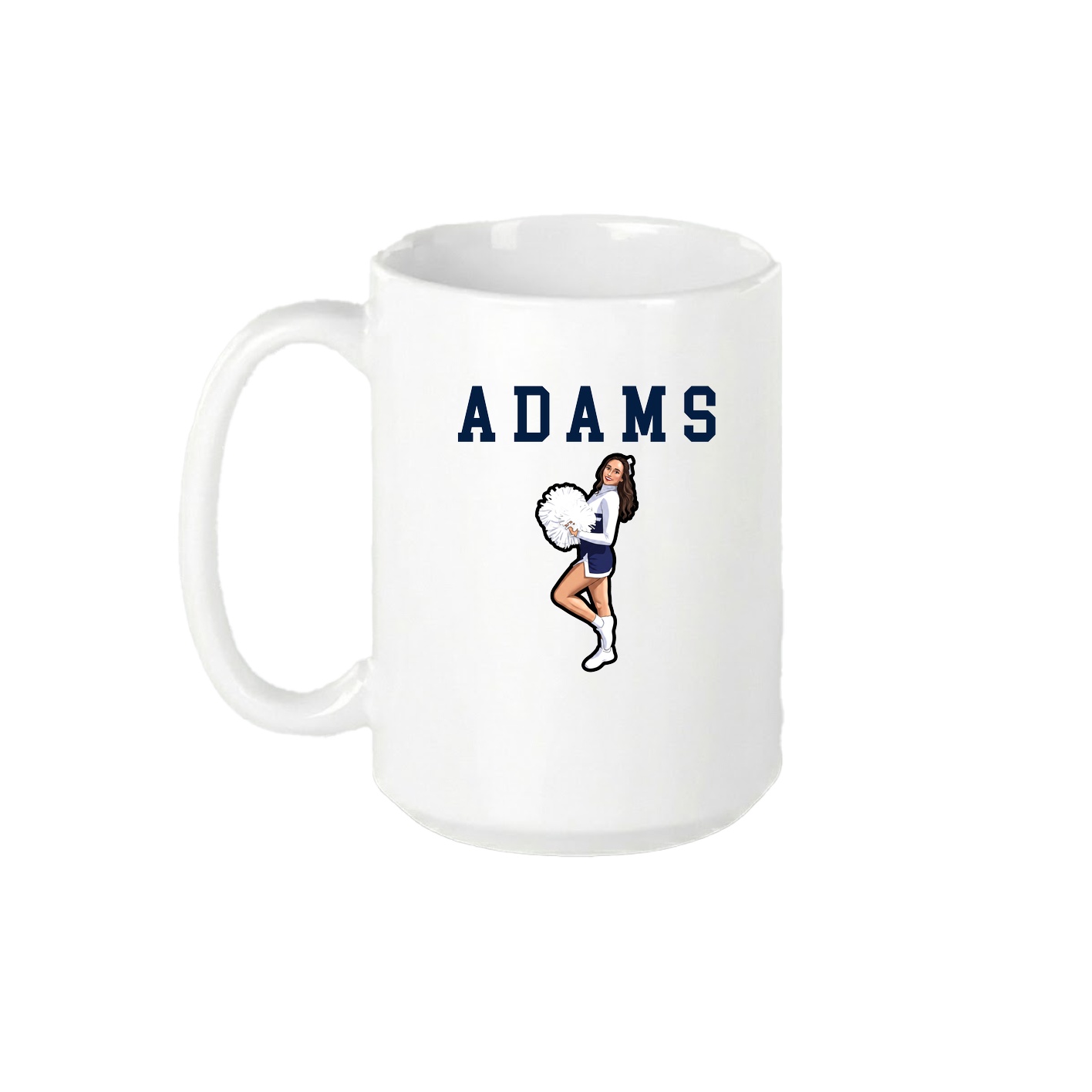 15oz Coffee Mug — Shirsey in White