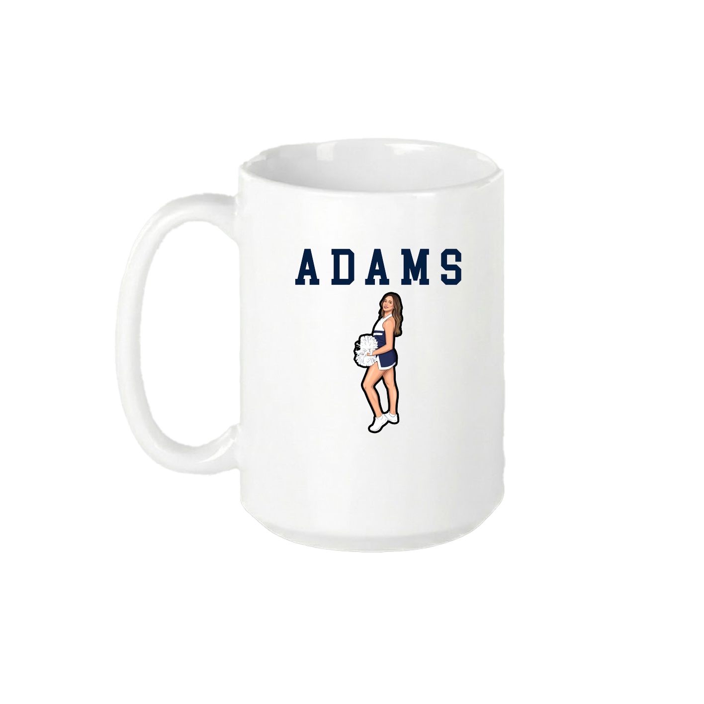 15oz Coffee Mug — Shirsey in White