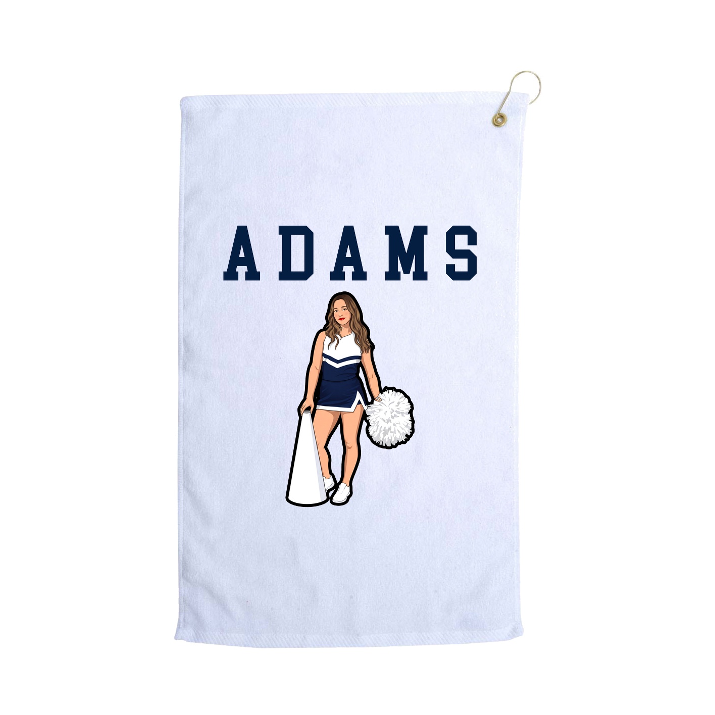 Golf Towel — Shirsey in White