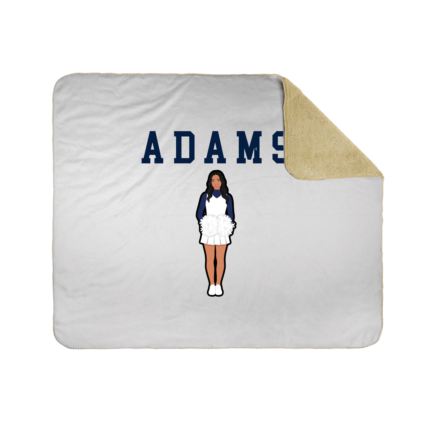 Throw Blanket — Shirsey in White