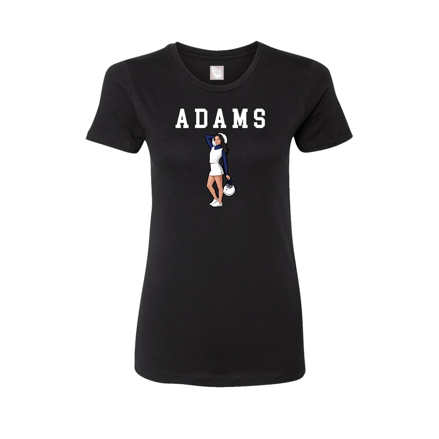 Fitted Women's Tee — Shirsey in Black