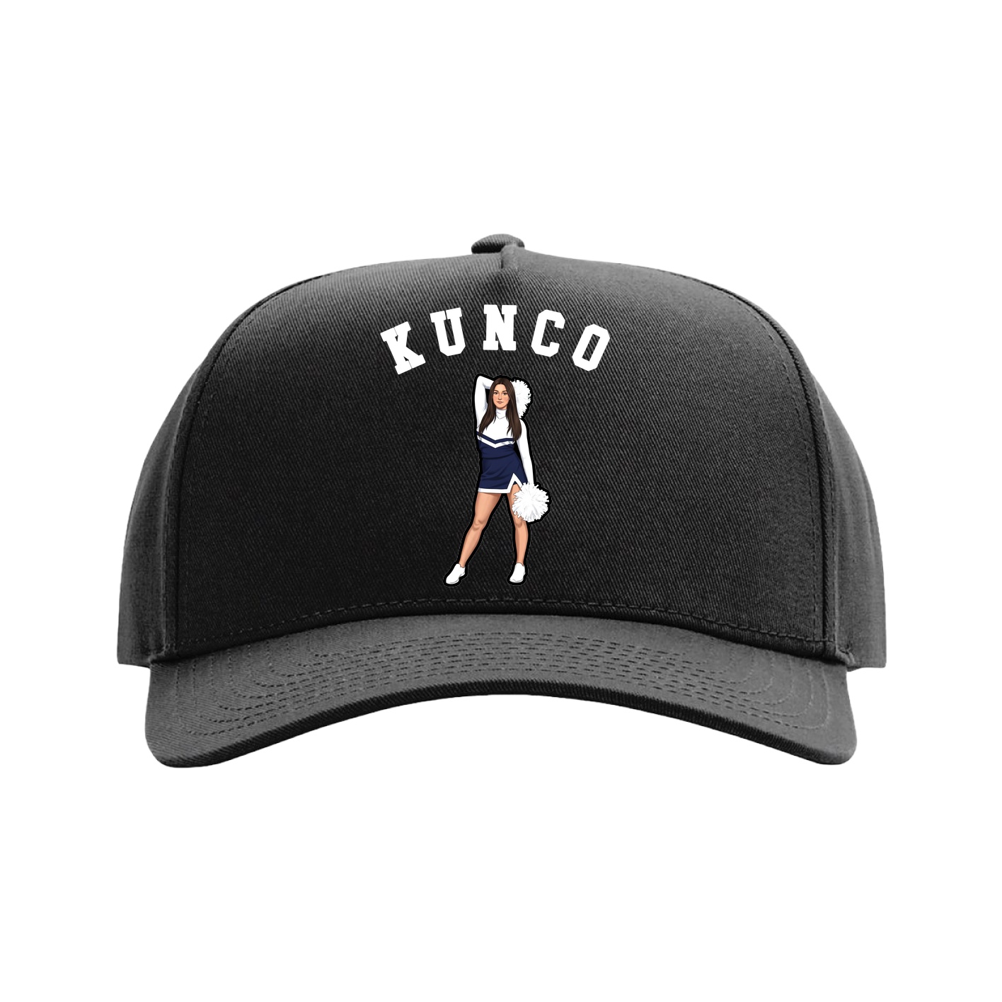 Full Fabric Five-Panel Champ Cap
