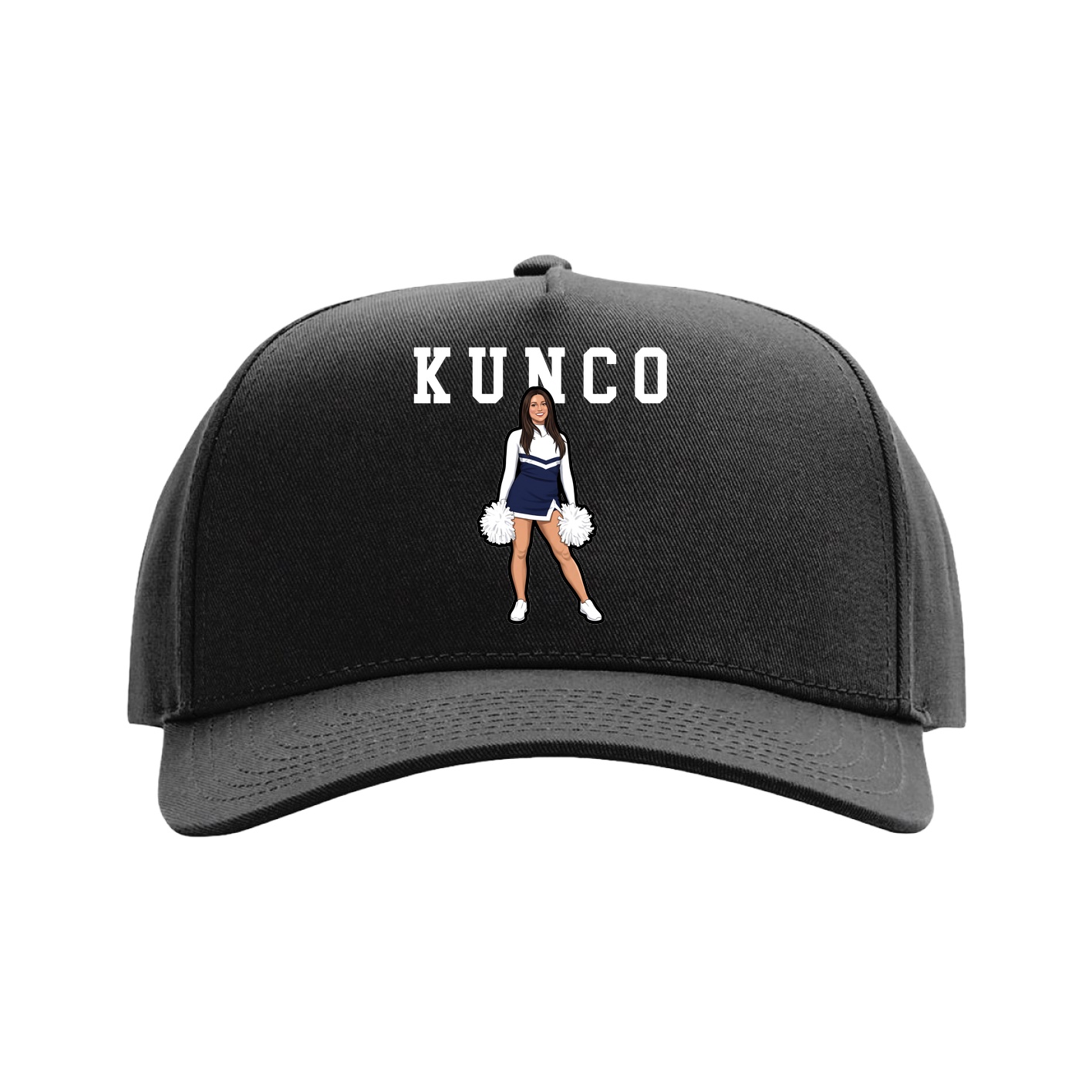 Full Fabric Five-Panel Champ Cap