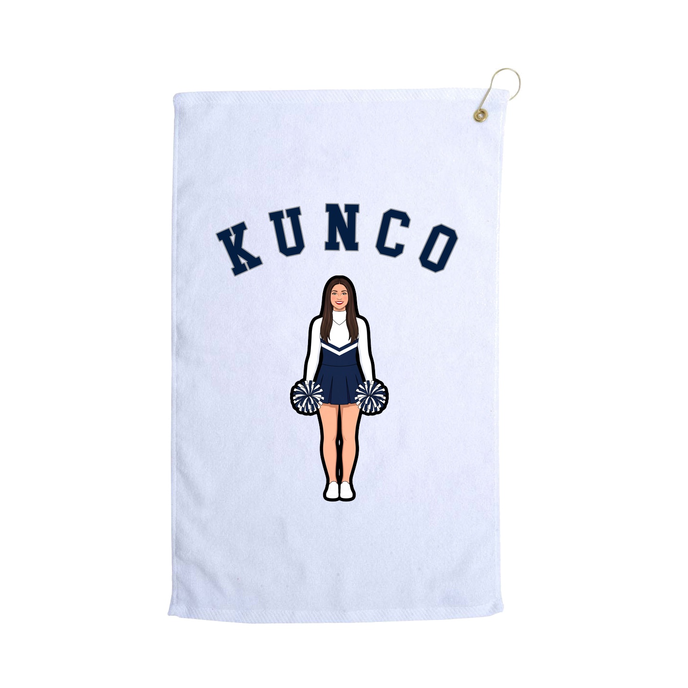 Golf Towel — Shirsey Arch in White