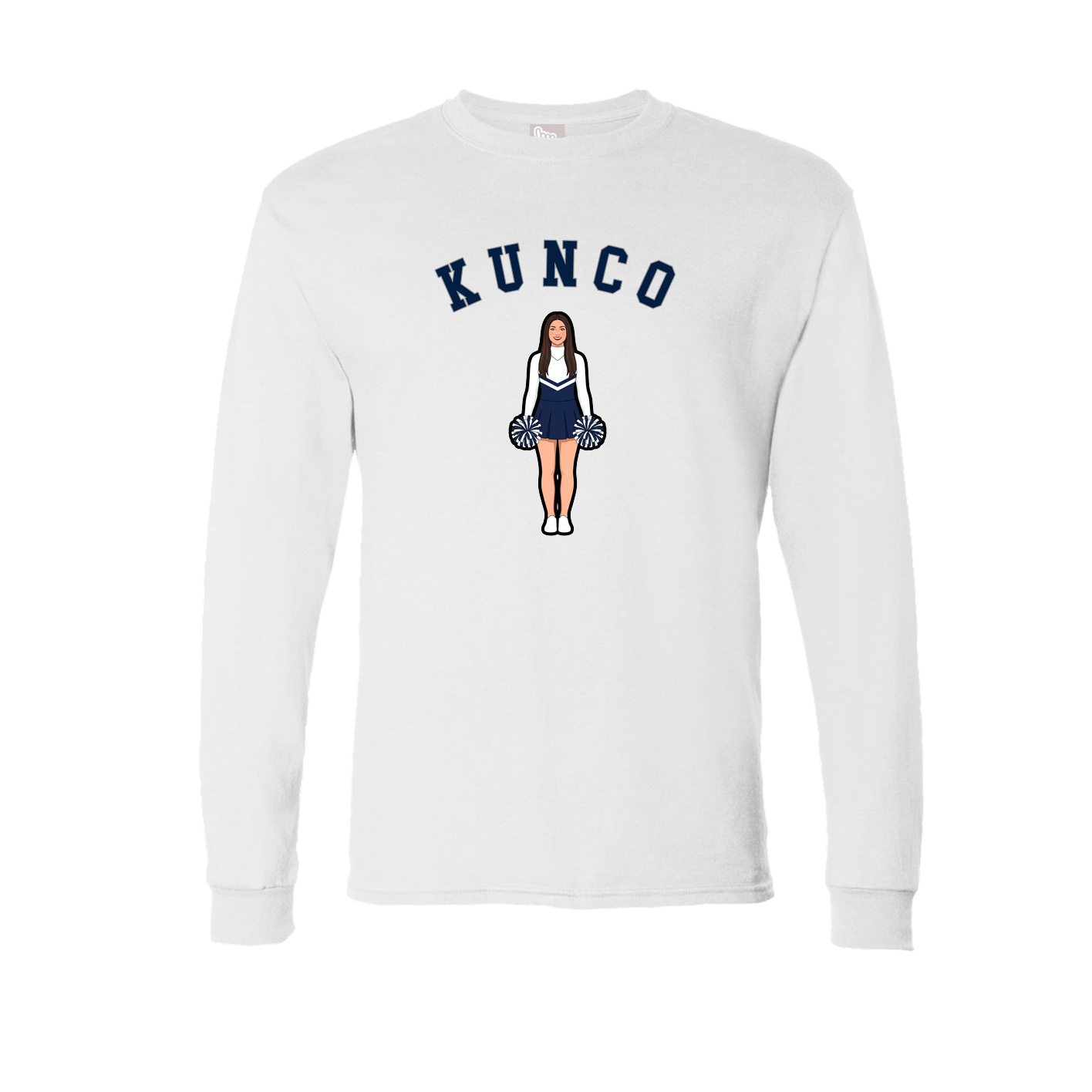 Long Sleeve Tee — Shirsey Arch in White