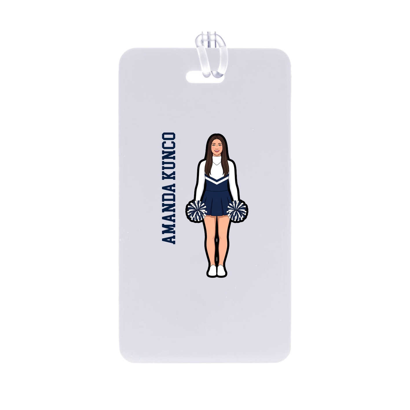 Bag Tag — Name Vertical in Classic