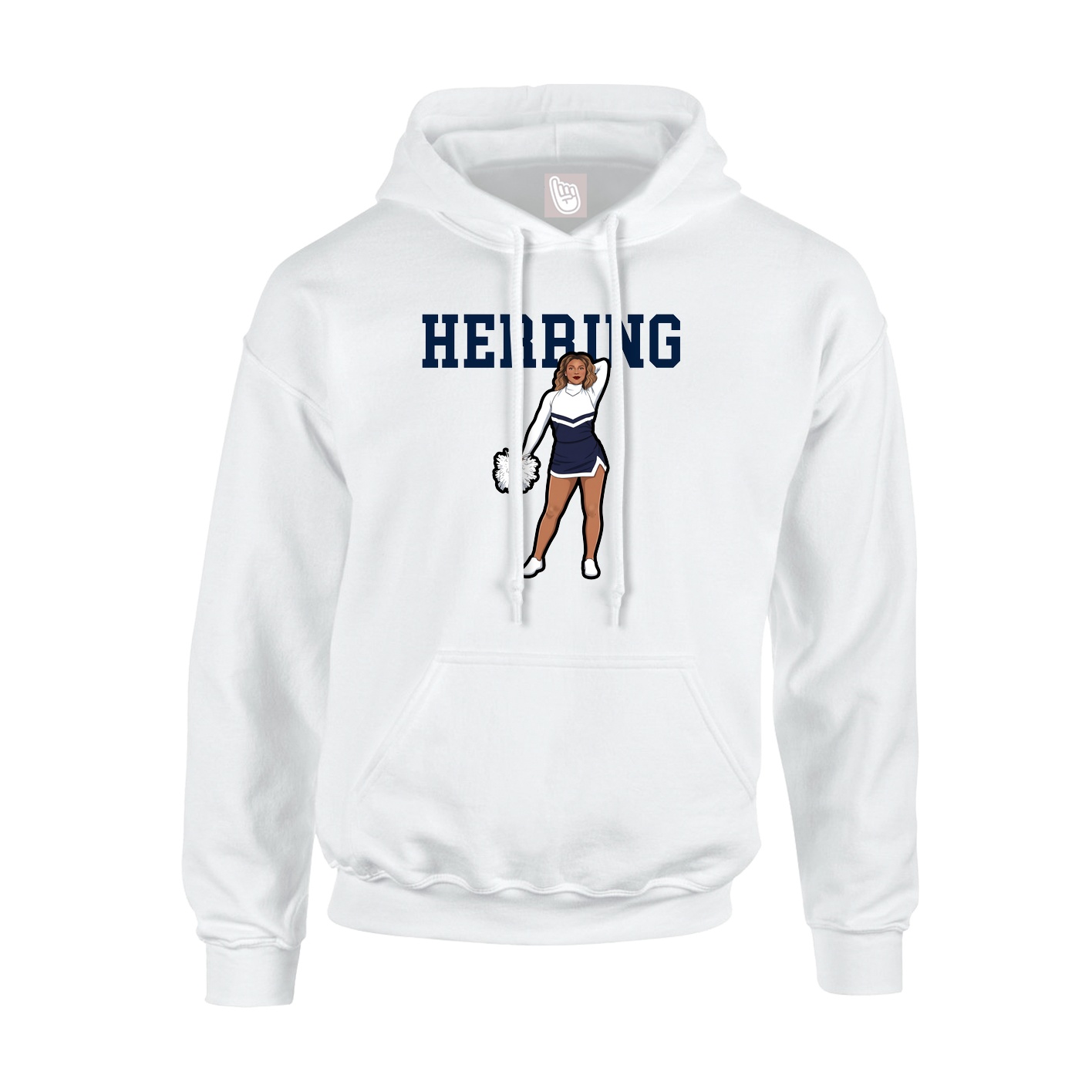 Hoodie — Shirsey in White