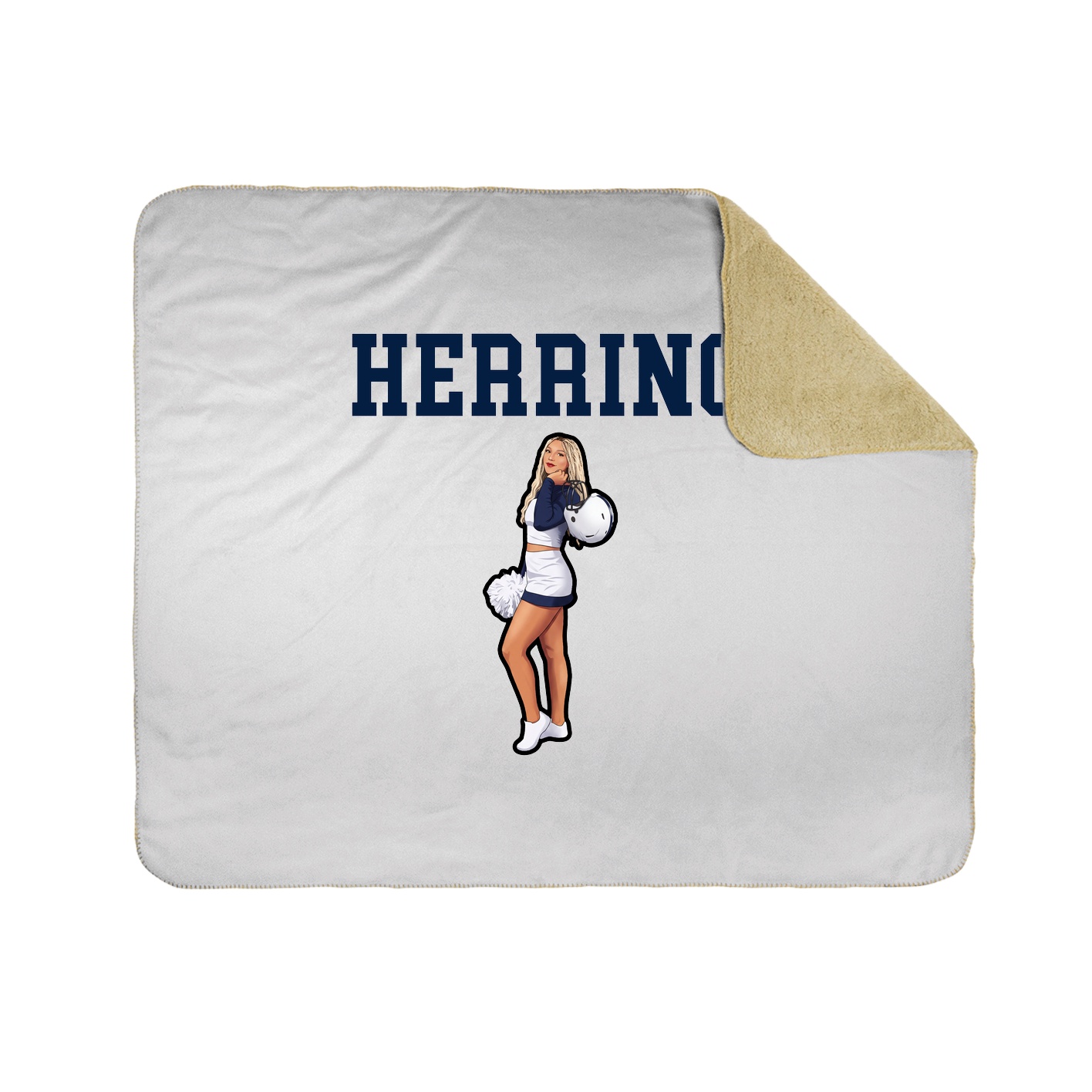 Throw Blanket — Shirsey in White