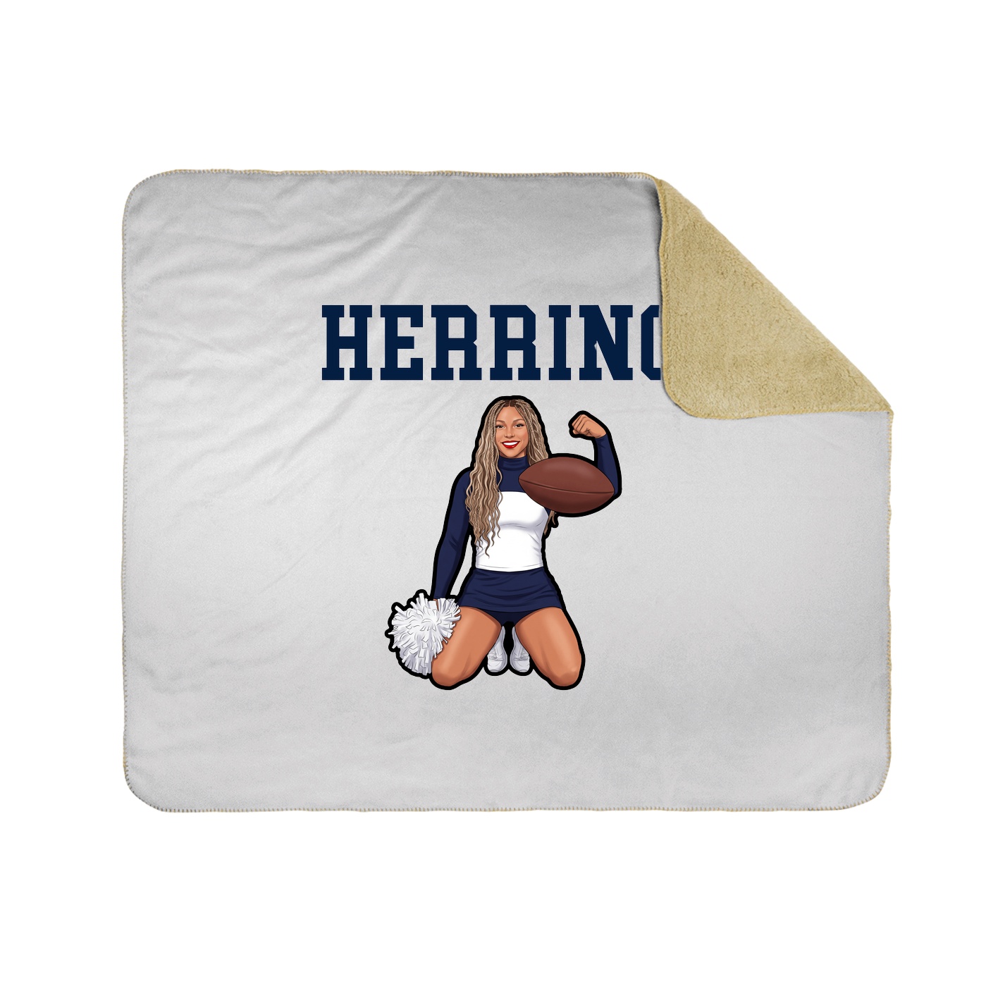 Throw Blanket — Shirsey in White