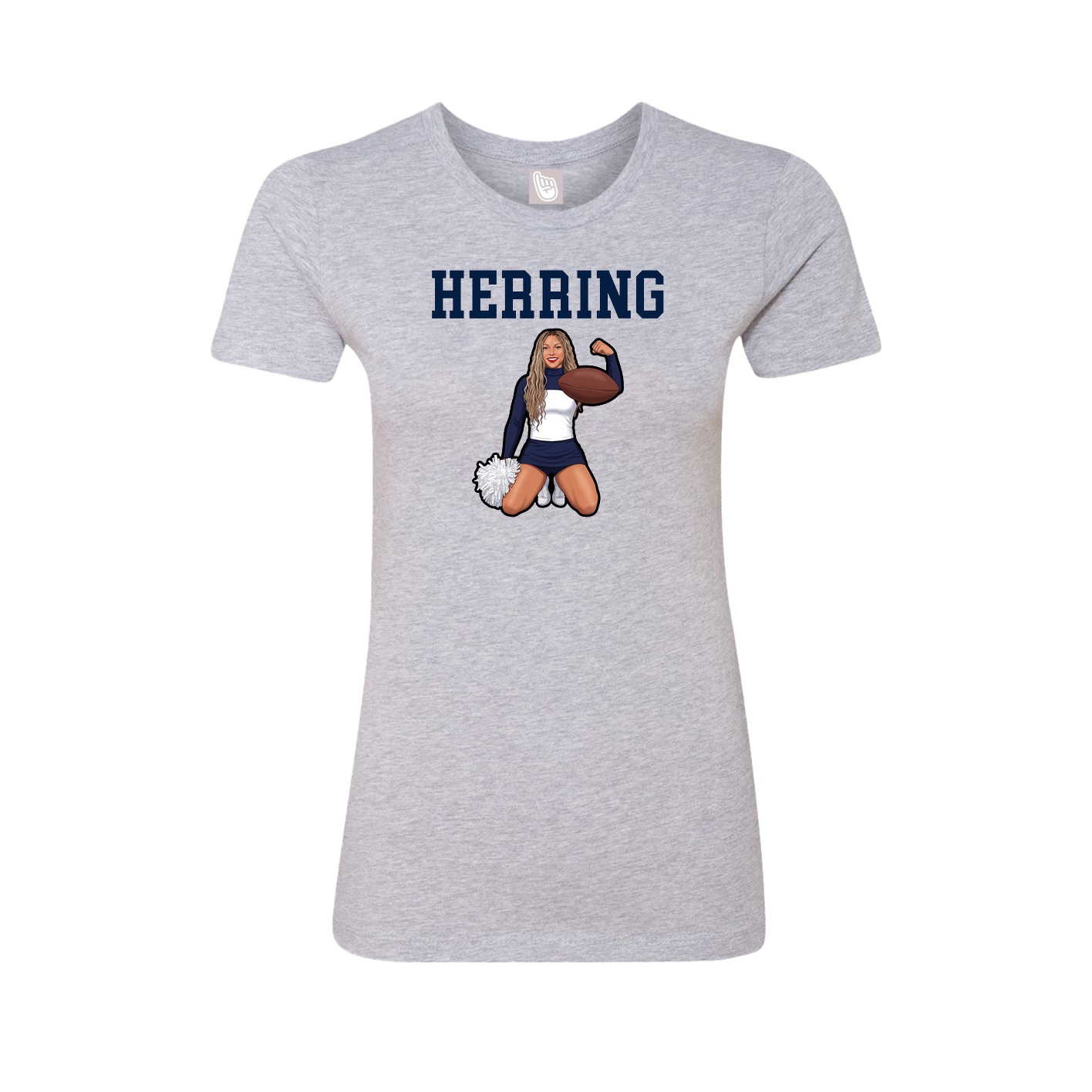 Fitted Women's Tee — Shirsey in Grey
