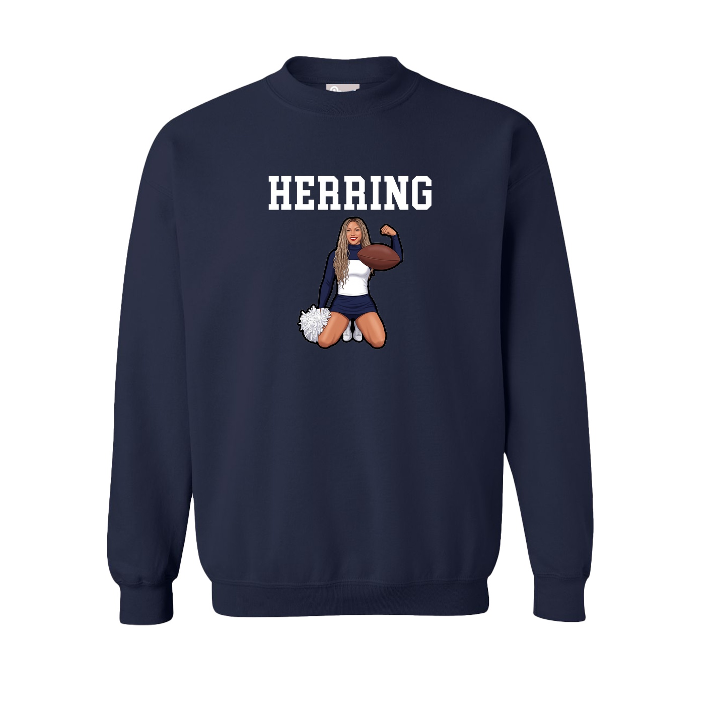 Fleece Crew — Shirsey in Navy