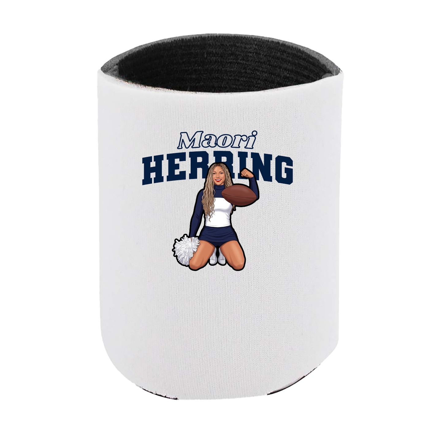 Can Holder — Name Arch in White