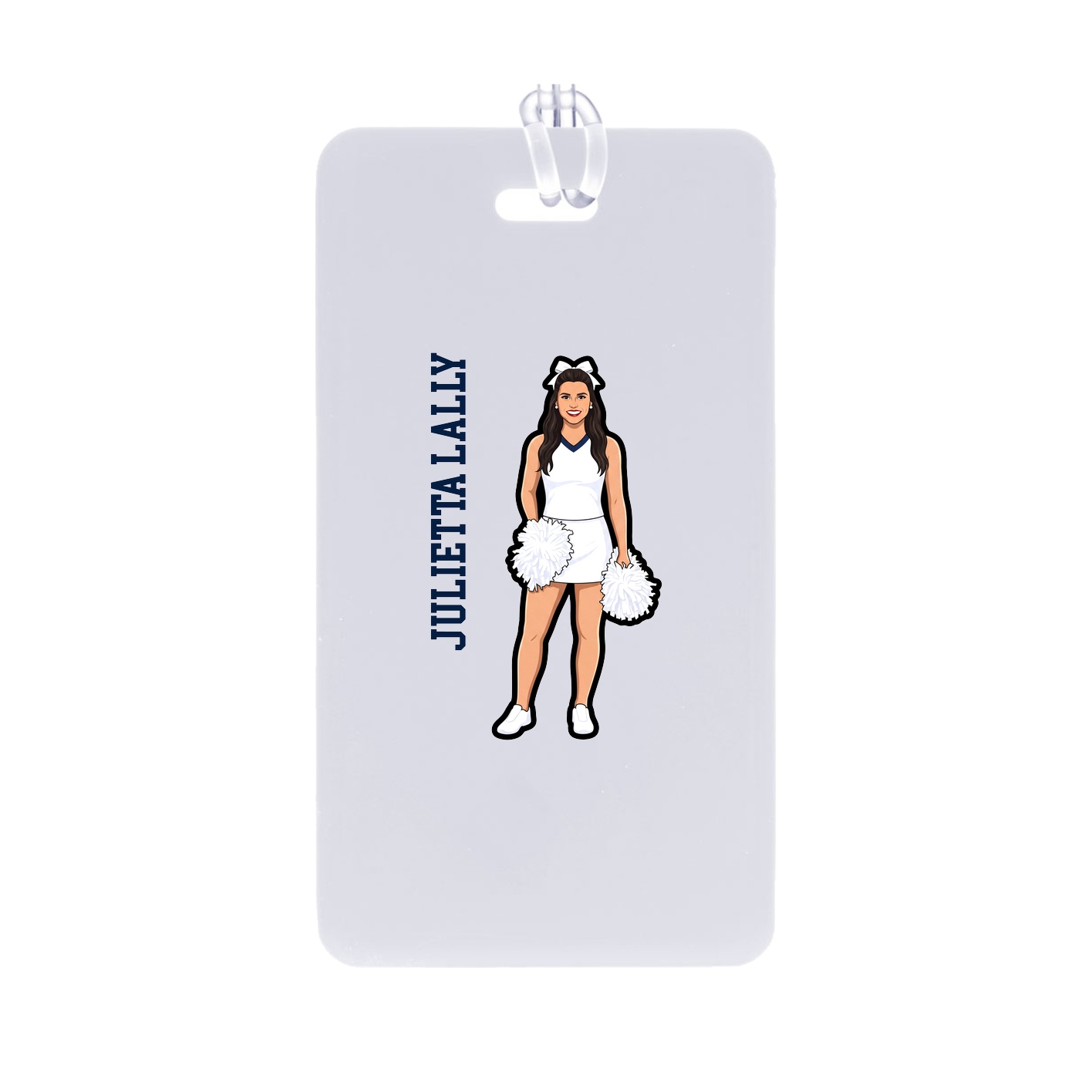 Bag Tag — Name Vertical in Classic