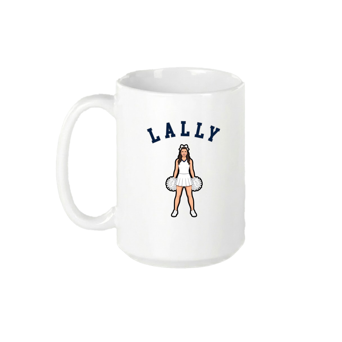 15oz Coffee Mug — Shirsey Arch in White