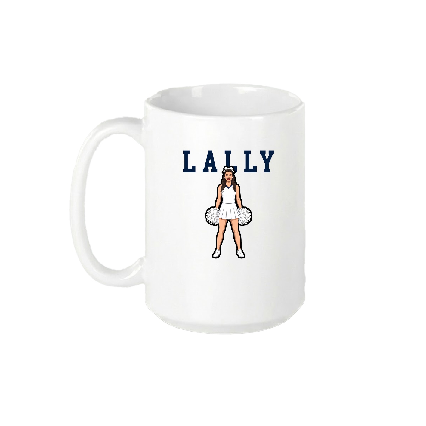 15oz Coffee Mug — Shirsey in White
