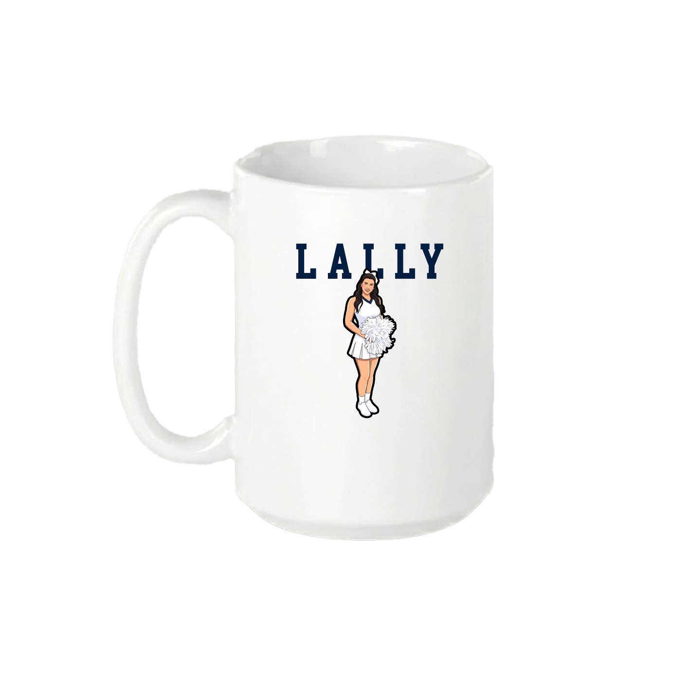 15oz Coffee Mug — Shirsey in White