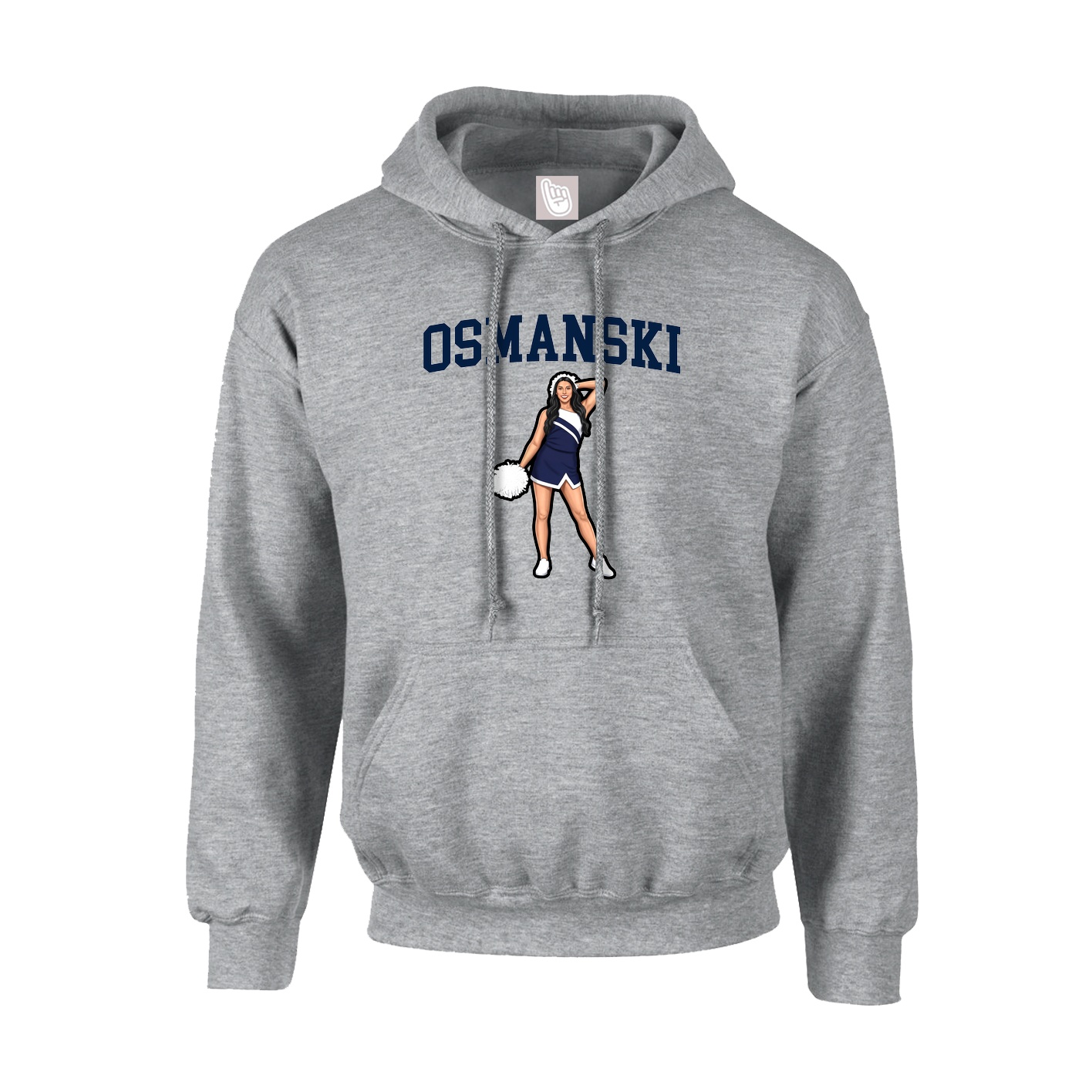 Hoodie — Shirsey in Grey