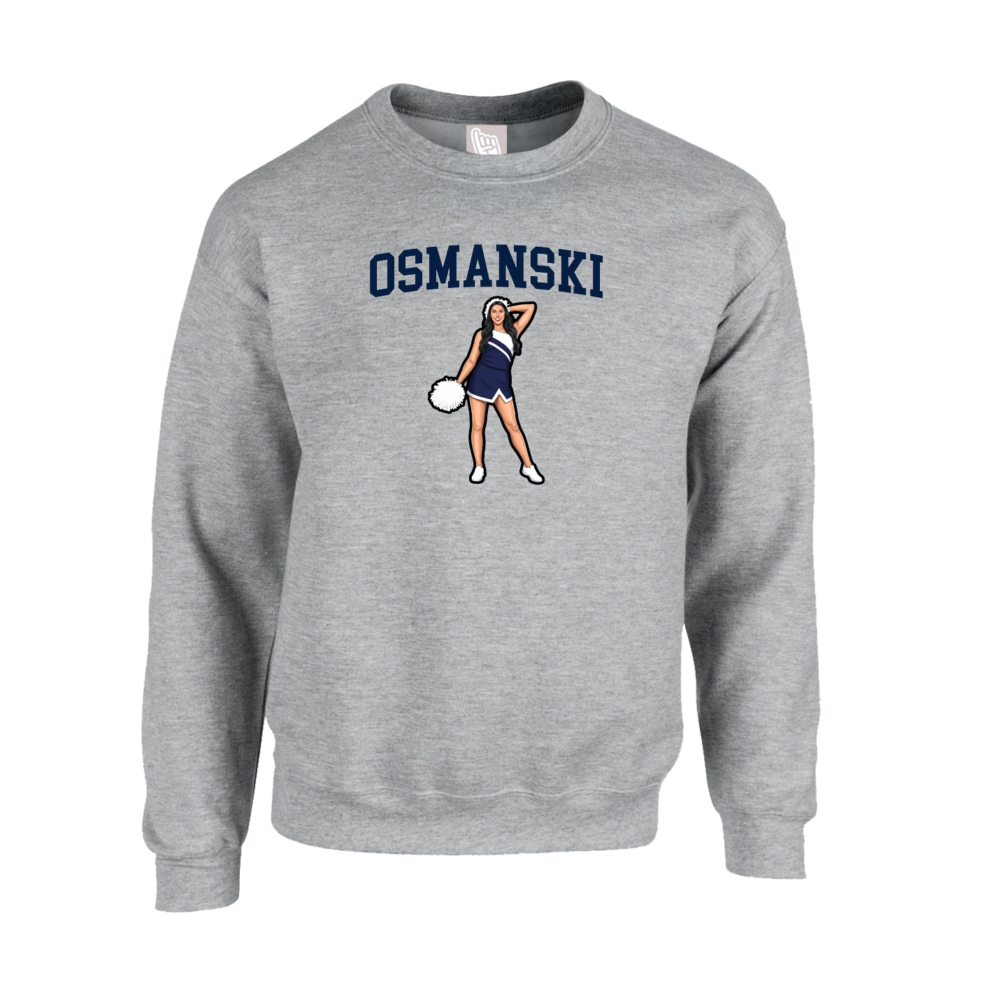 Fleece Crew — Shirsey in Grey