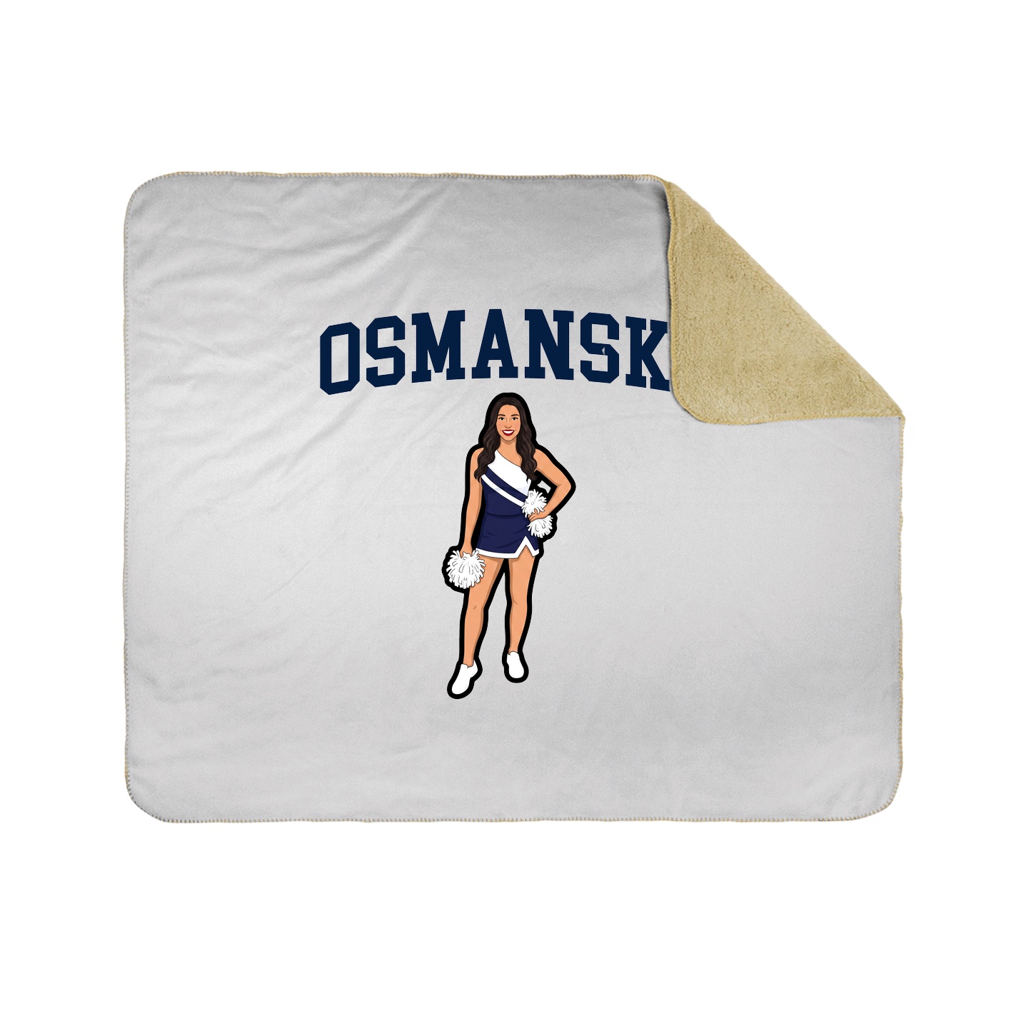 Throw Blanket — Shirsey in White