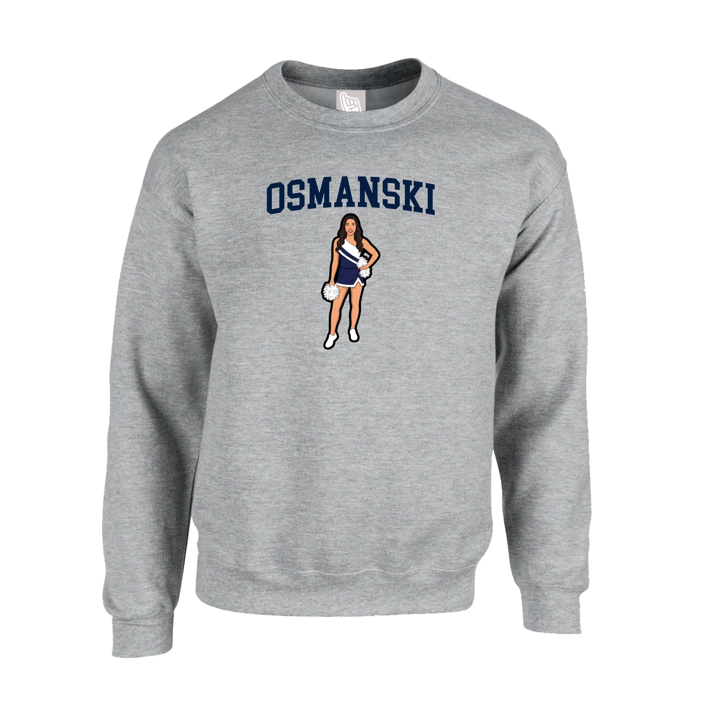 Fleece Crew — Shirsey in Grey