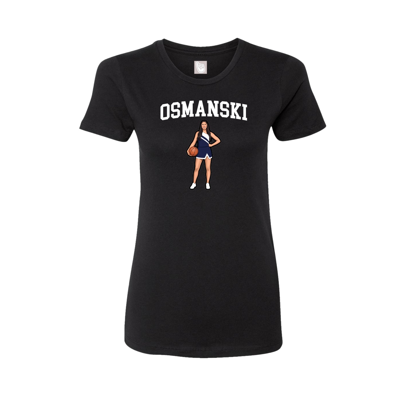 Fitted Women's Tee — Shirsey in Black