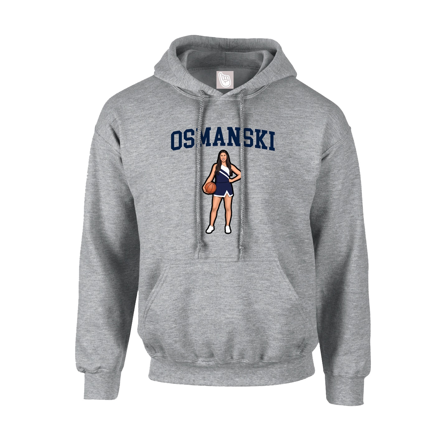 Hoodie — Shirsey in Grey