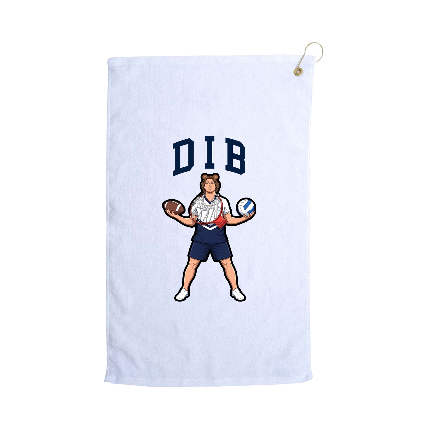Golf Towel — Shirsey in White