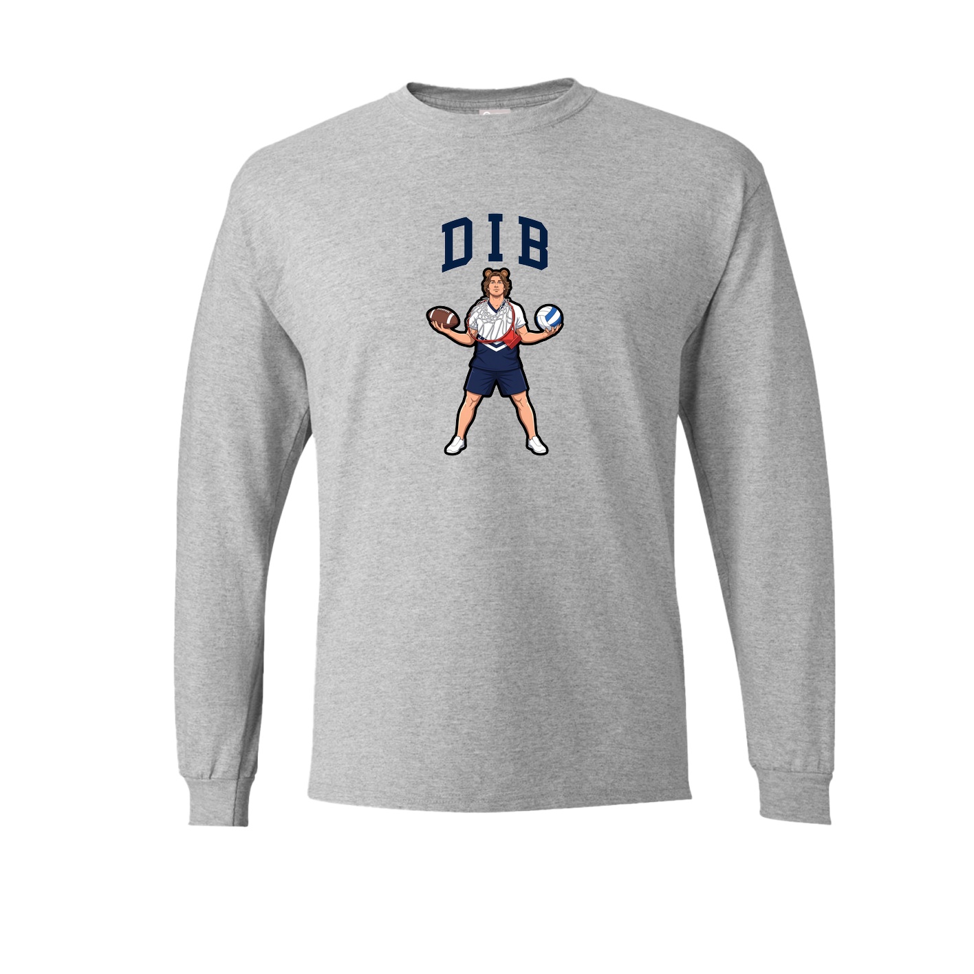 Long Sleeve Tee — Shirsey in Grey