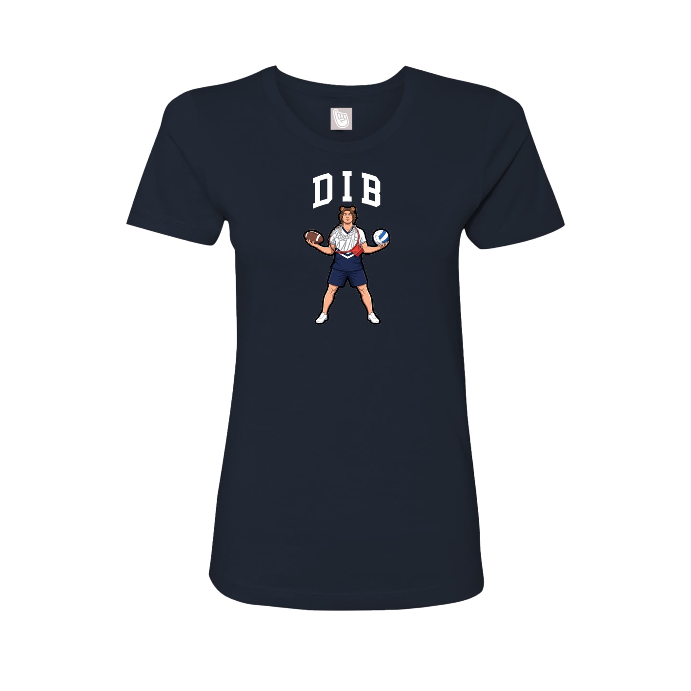 Fitted Women's Tee — Shirsey in Navy