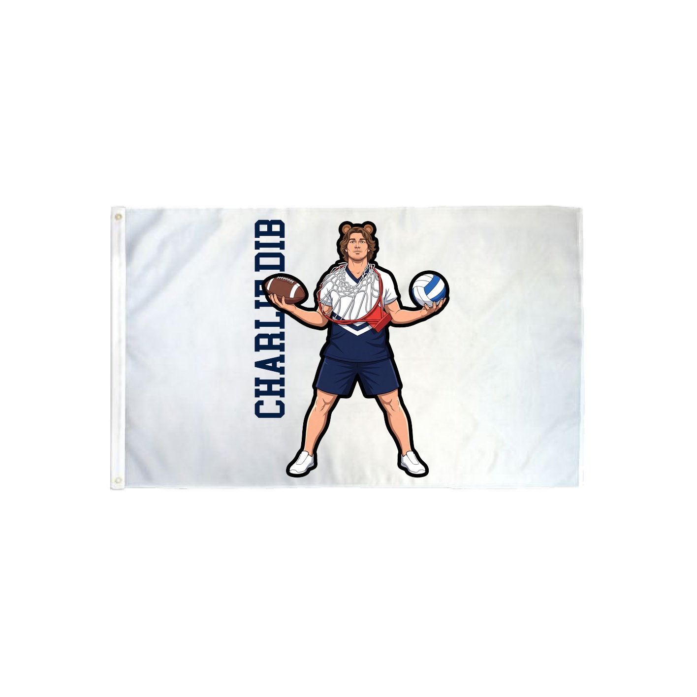 3x5 Flag — Name Vertical in Classic