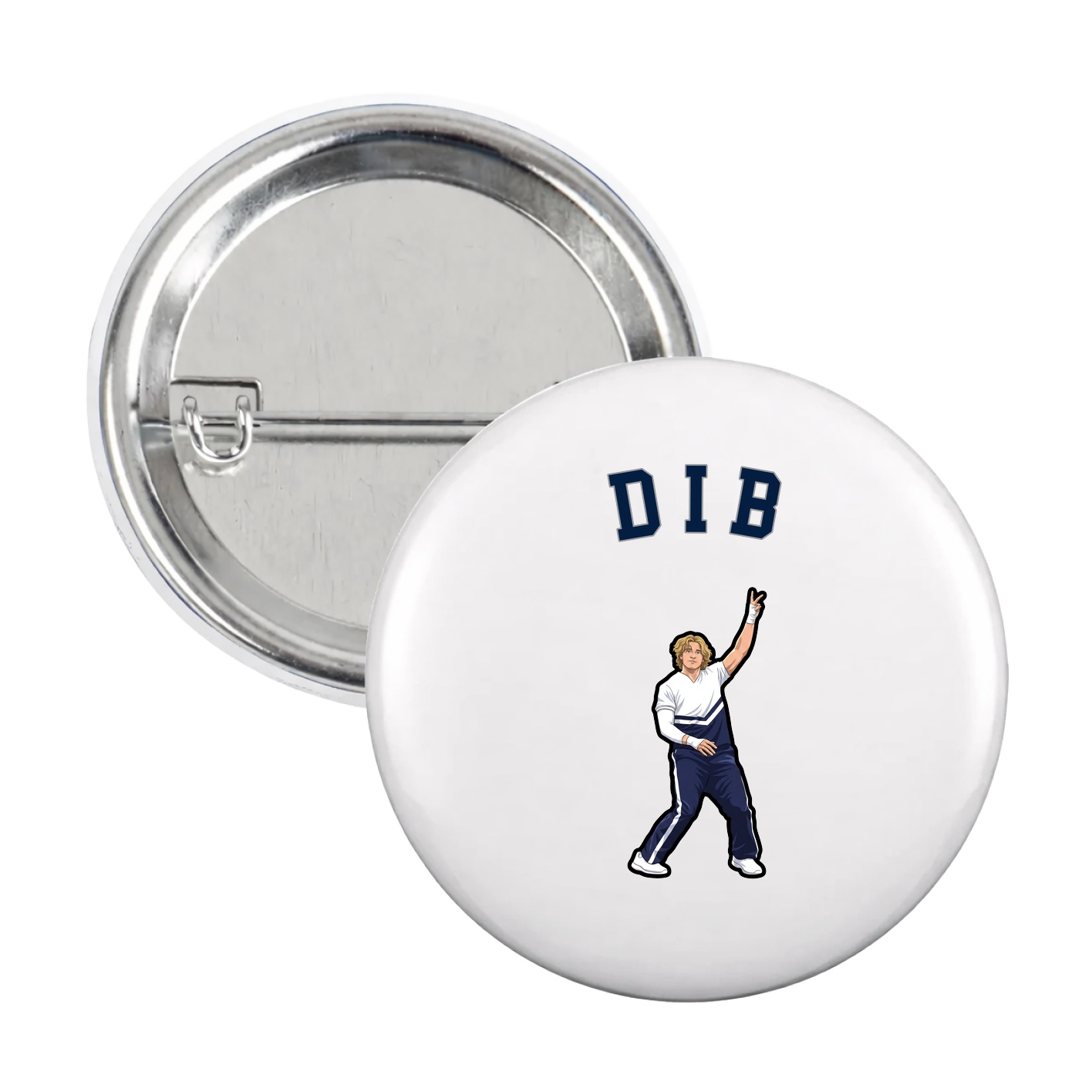 Game Day Button — Shirsey Arch in White