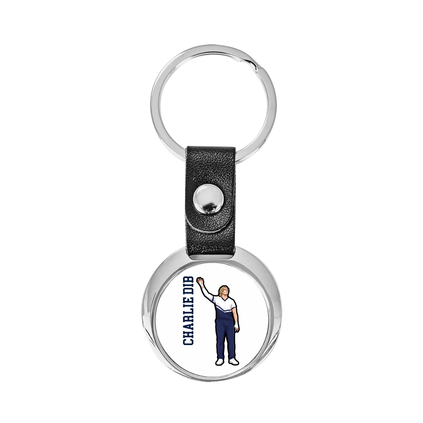 Key Chain — Name Vertical in Classic