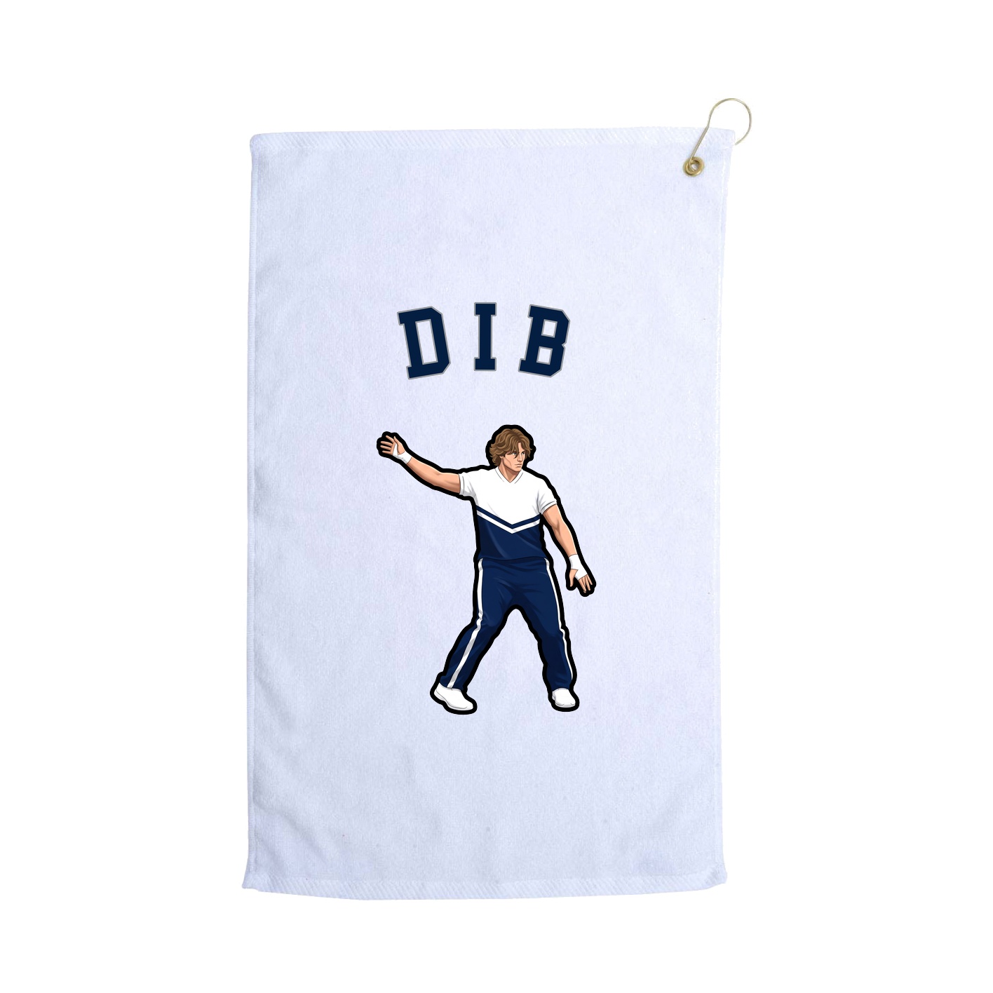 Golf Towel — Shirsey Arch in White