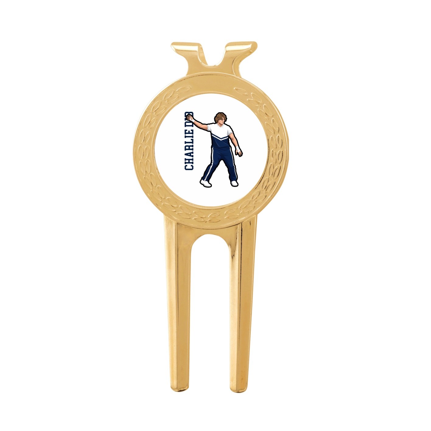 Divot Tool with Ball Marker — Name Vertical in Classic