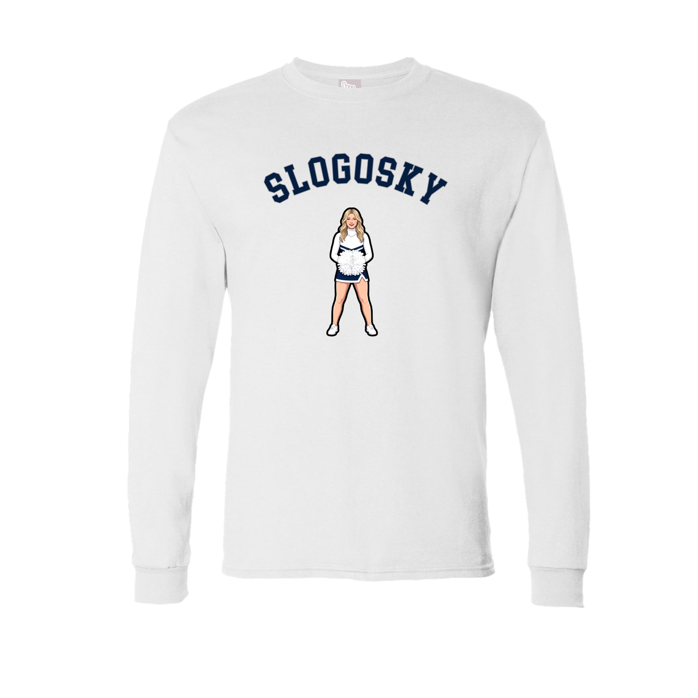 Long Sleeve Tee — Shirsey Arch in White