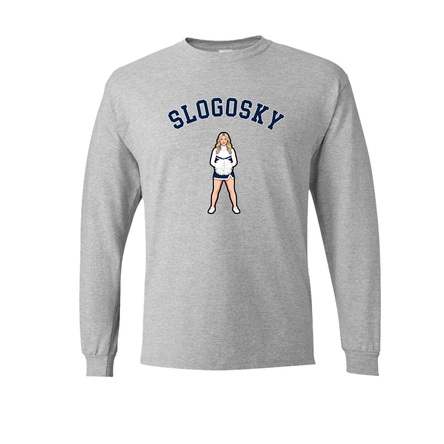 Long Sleeve Tee — Shirsey Arch in Grey