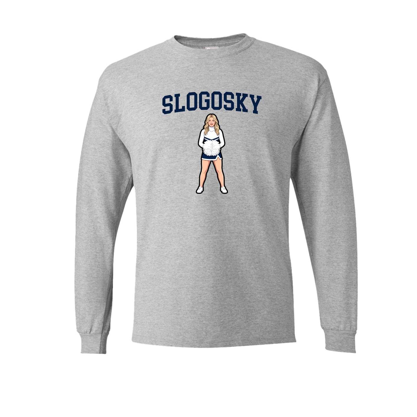 Long Sleeve Tee — Shirsey in Grey