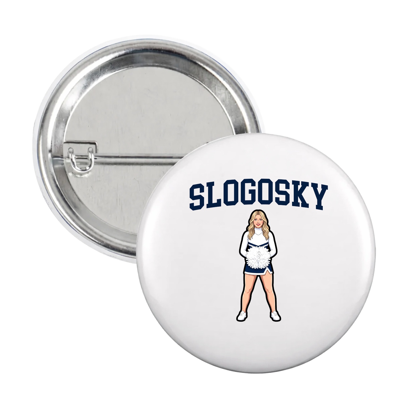 Game Day Button — Shirsey in White