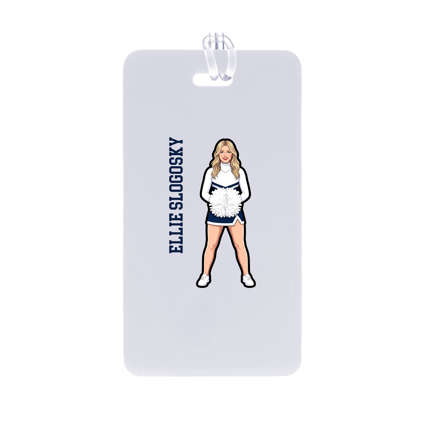 Bag Tag — Name Vertical in Classic