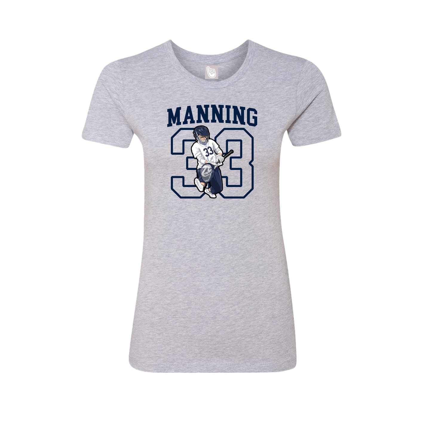 Fitted Women's Tee — Shirsey in Grey